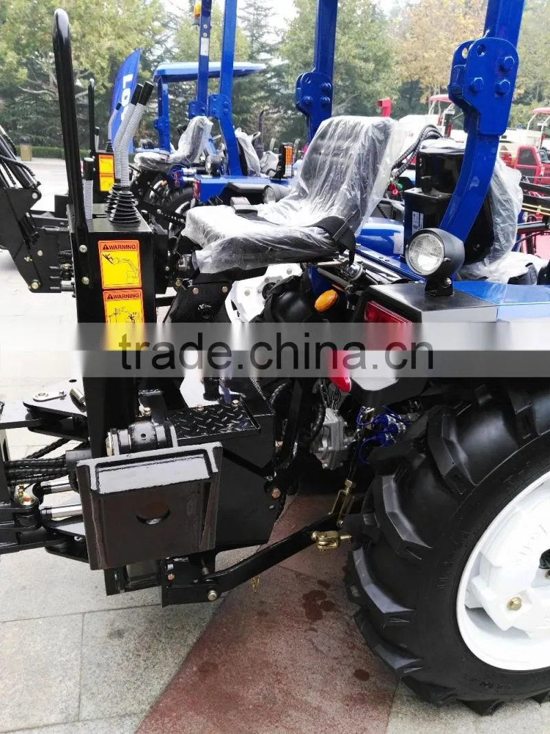 mini tractor with backhoe