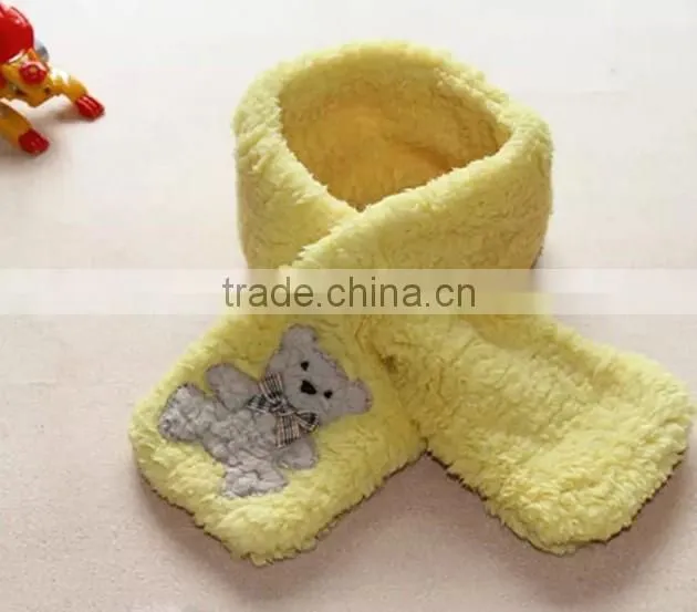 2015 latest plain white cotton scarf /Women's Plush Scarves/baby plush scarf