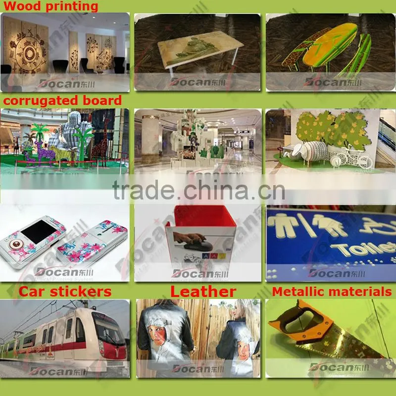 Docan Large format UV Glass door inkjet printing machine,ceramic tile digital printer