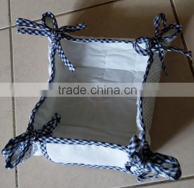 Cotton Bread Basket for Promotion and gift basket for storage customized Logo available basket -3