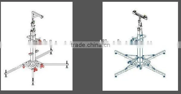 Heavy speaker truss stand , heavy duty elevator tower
