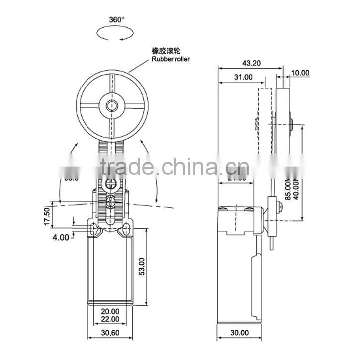 250VAC elevator parts limit switch
