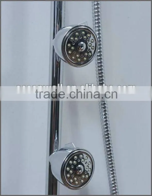 Bathroom design LED light shower set system