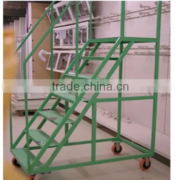 attic ladder steel ladder for supermarket storage