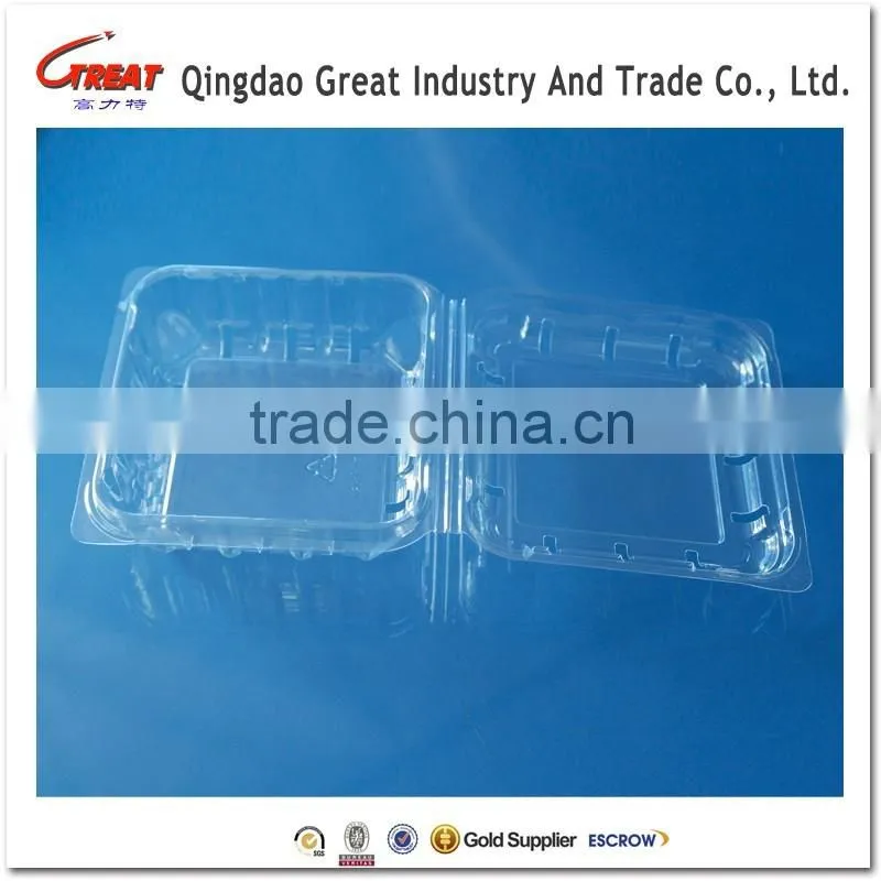 Good Quality Disposable Plastic blueberry fruit packaging container 125Gram