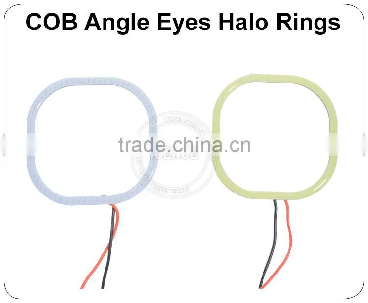 Plasma COB led angel eyes for bmw f30 e90 e92 e93 m3 single color white red 60*60mm