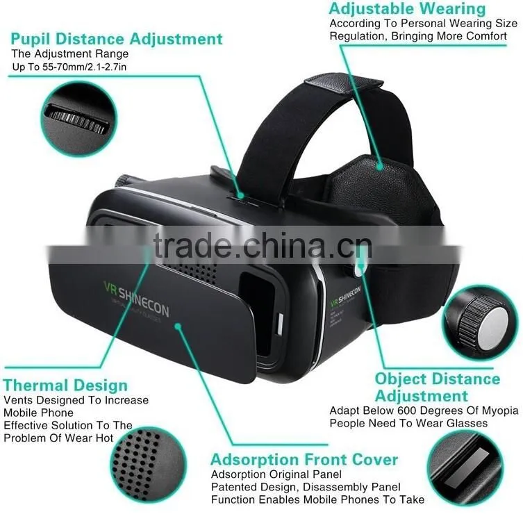 Vitual reality VR 3d glasses VR glasses 3d VR box 3d glasses