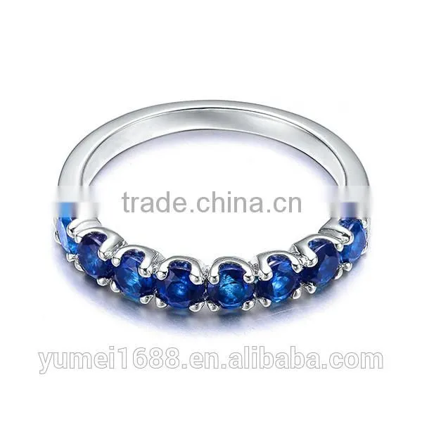 OEM Design Rhodium Plated With AAA CZ Stone Ring In Lowest Price Made In China