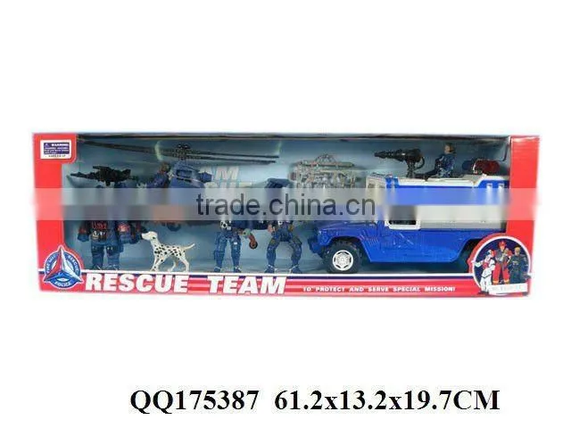 Funny police play set toy