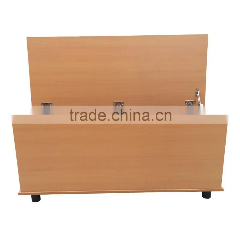 Large Three Colors Wooden Black Ottoman Storage Chest with Lid - Trunk, Chest, Bedding Box
