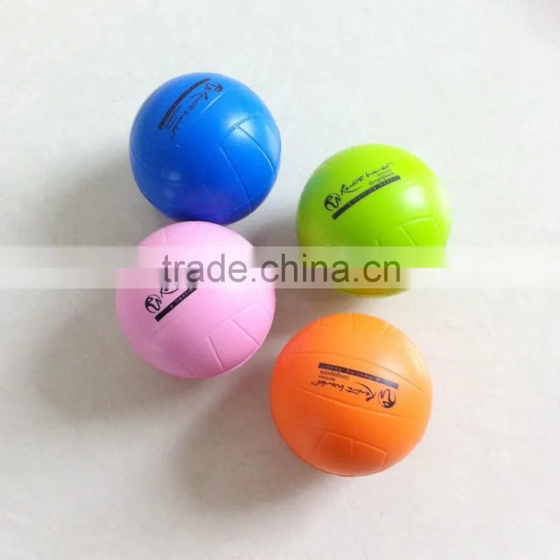 pu foam vollyball 4 colors stress vollyball