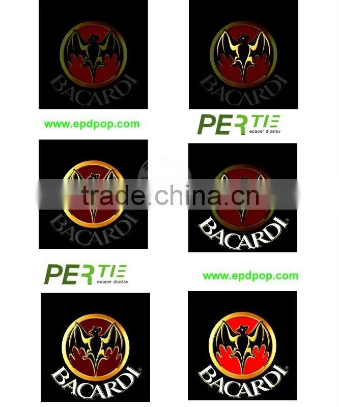 solar power advertising display epaper display Flashing billboards epd display advertising pole signs