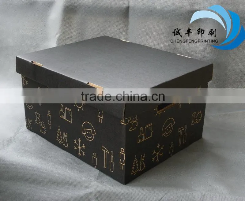 luxury hard paper shoe box