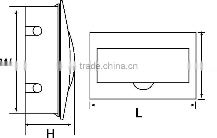 TSM series of Plastic Distribution Box White Electrical distribution board