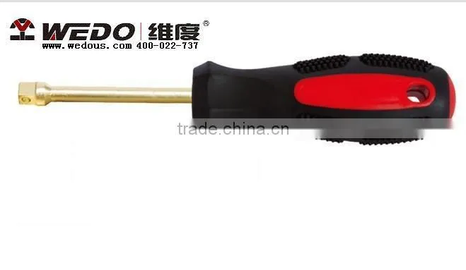 Non-Sparking, Non-Magnetic 1/4" Socket Wrench Set, GS/FM/UKAS certificate, ATEX approved