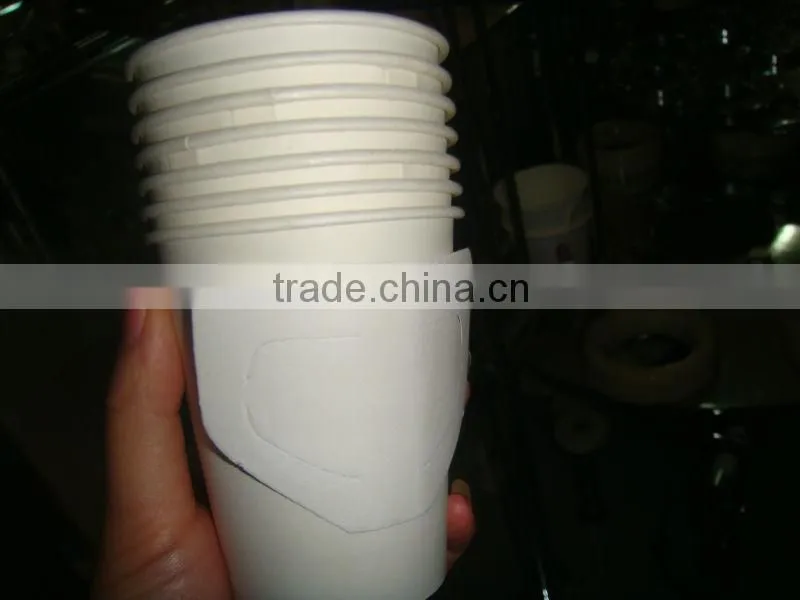 Single PE coated paper cup making machine with handle