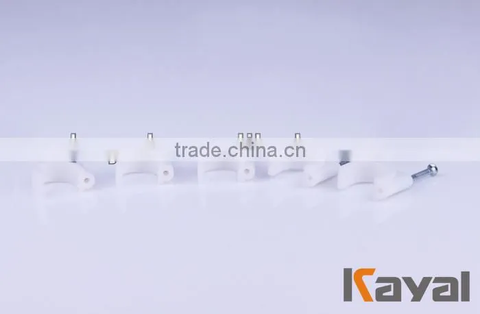 Screw nail clips wholesale in stock Plastic Wall cable clip with CE/CB Certificate