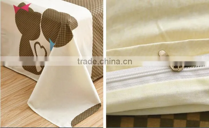 100% best cotton fashion reactive printing china supplier bedding sets