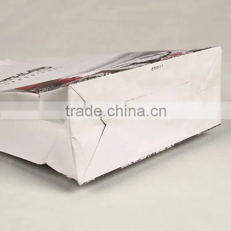 Custom scarf paper packaging bags with Twisted rope craft paper bag for clothing paper bag for gloves