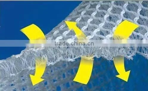 3 D massage mattress with negative ion