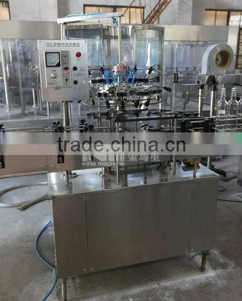 Perfect glass vodka / alcohol bottling machine