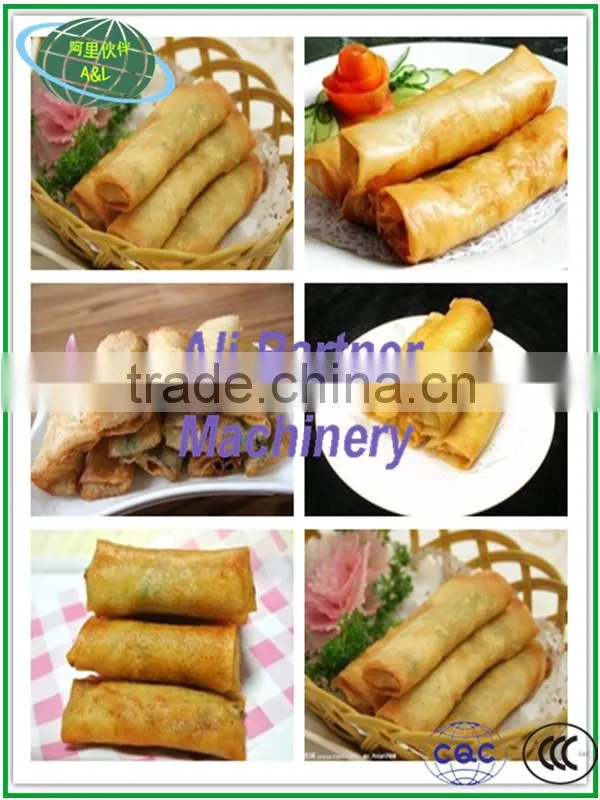 Electric thin tortilla making machine for spring rolls thin tortilla machine from Henan supplier