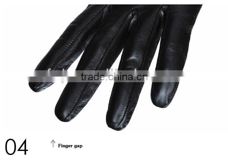 men genuine leather elastic glove importer