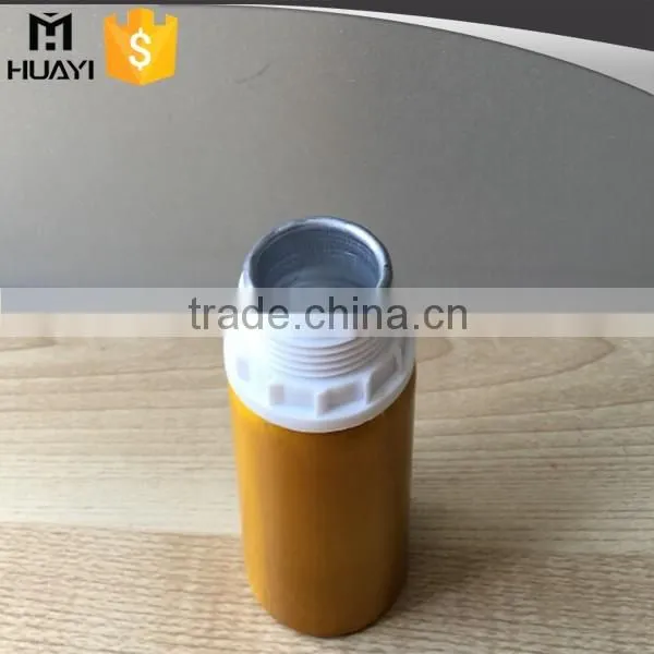 30ml yellow aluminum bottle for oil