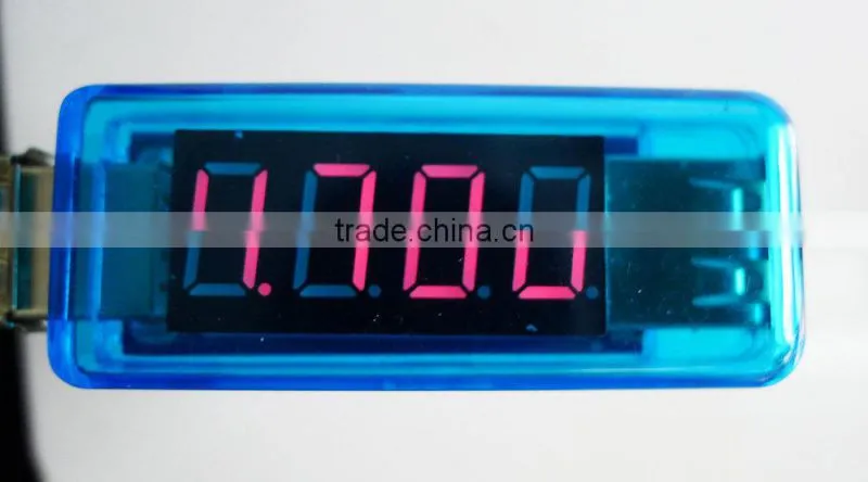 0.4inch LED Digit Red Display USB Power Charger Voltage Current Tester