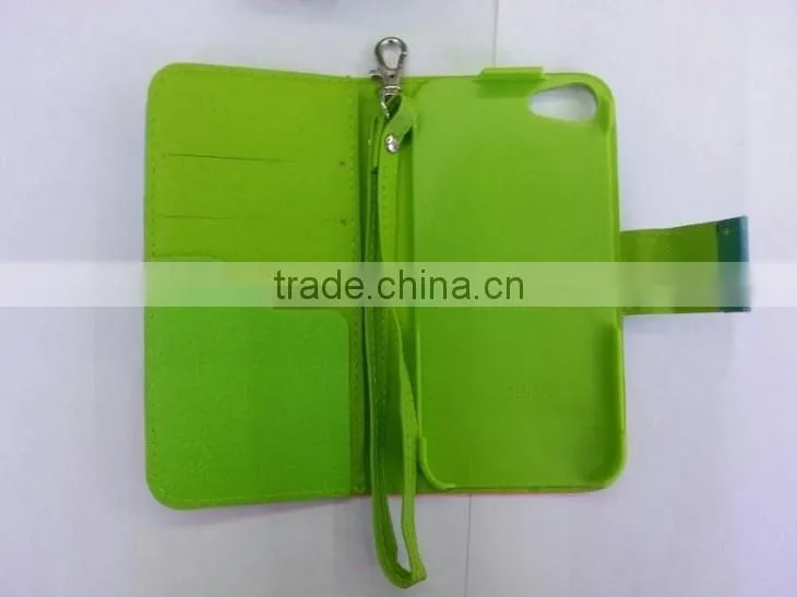 China Factory OEM Design Mix Color Flip Wallet Case Cover For iPhone&Samsung