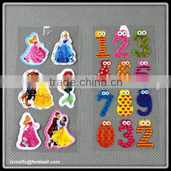 2012 customized puffy sticker