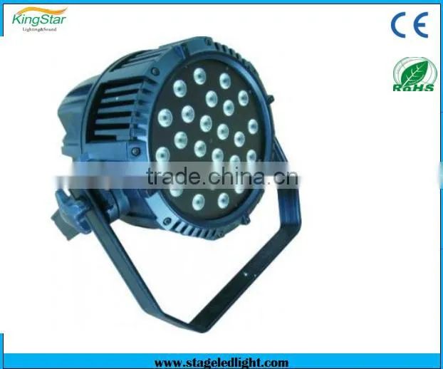 Great effect for LED par can 24x4in1x10W rgbw par 64 stage light
