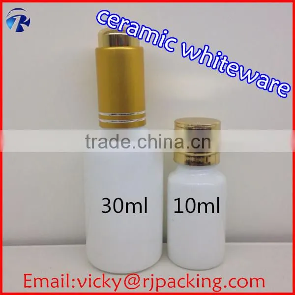 5ml/10ml/20ml/30ml/50ml/100ml white porcelain bottles /essential oil bottles