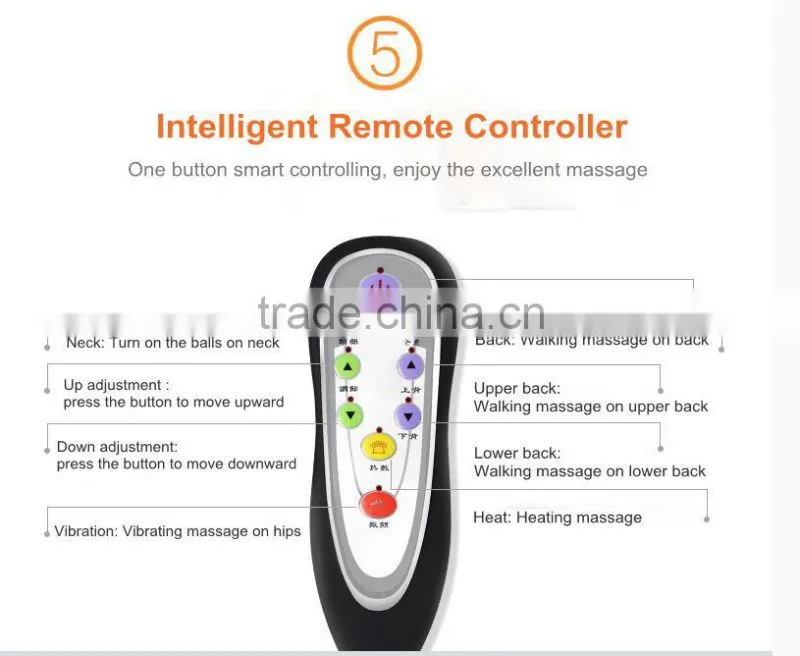 shiatsu massage cushion vibration butt massage cushion for chair