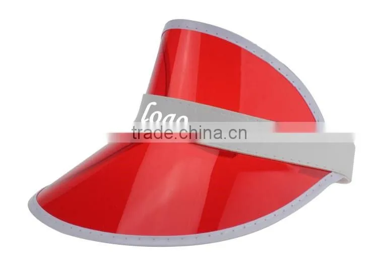 Costum Cheap Plastic Sun Visor Cap