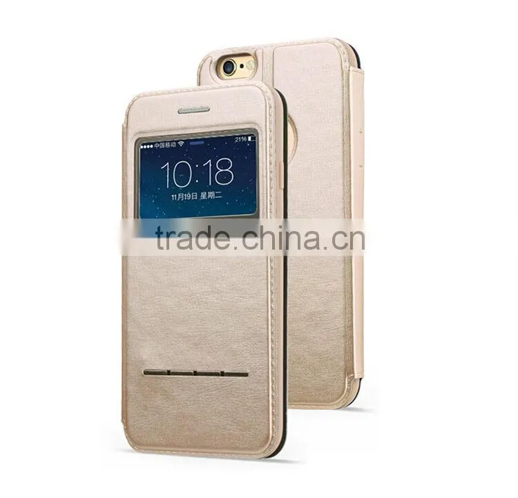 USAMS brand slip smart flip cover for iphone 6 4.7