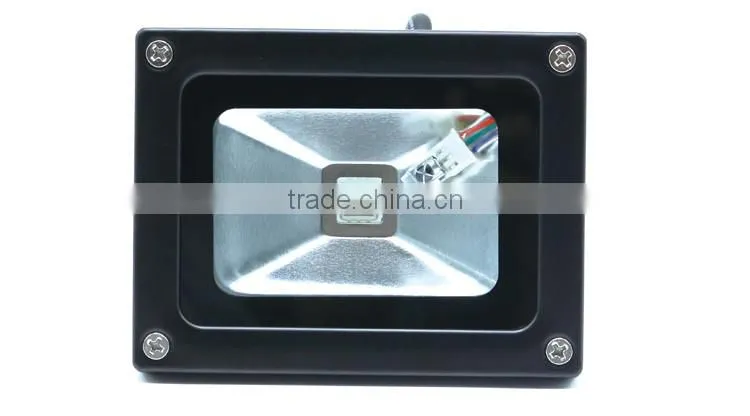 High lumen color changing waterproof outdoor 10w rgb led flood light