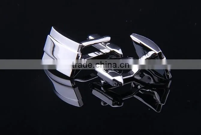 Popular Cufflink,Silver Blank Cufflink