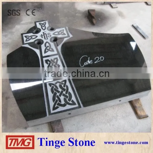 Granite mausoleum designs 6 feet tall roof