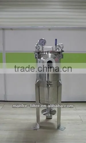 Stainless steel single bag filters