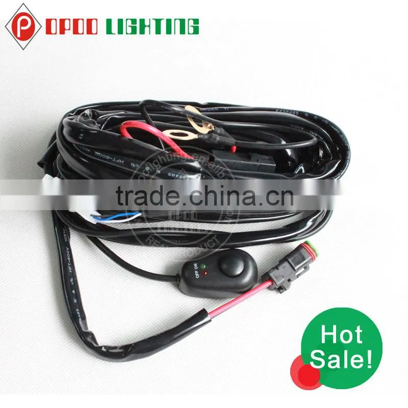 Newest wiring harness,Led/Hid light remote car wiring harness