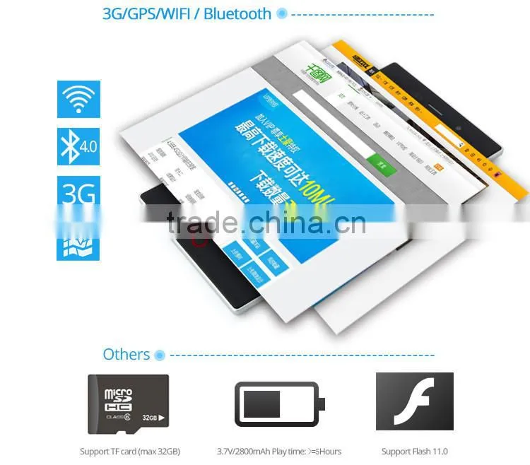 Promotion 6.98 Inch Quad Core MTK8382 1G RAM 16G ROM GPS dual sim tablet pc phablet