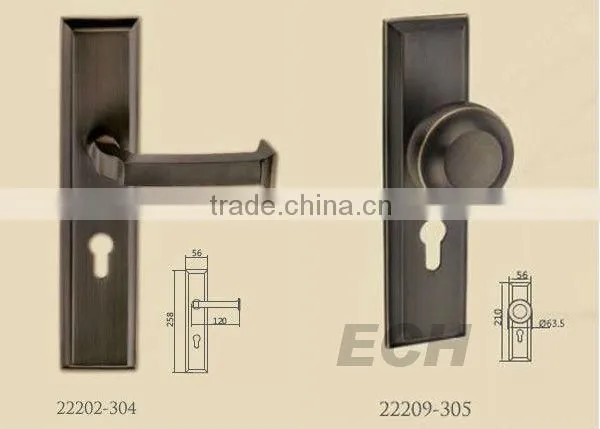 Solid brass American style antique pull handles