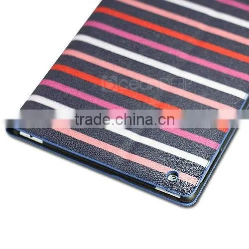 luxury folio stand style leather case for Apple ipad 4 16gb