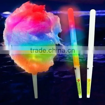 Wisdom Victory 2016 Led cotton candy,Party Led Flashing Plastic Cotton Candy Stick,led cotton candy stick