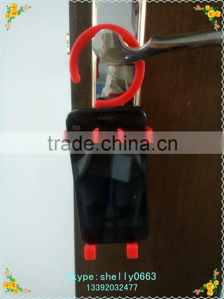 multifunction silicone smartphone holder