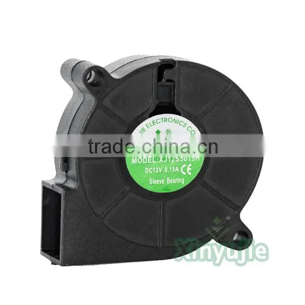 XJ5015H 50*50mm12v low noise air conditioner blower fan