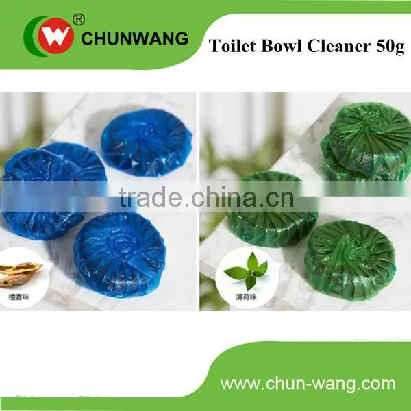 50g Blue Bubble Toilet Bowl Cleaner Block