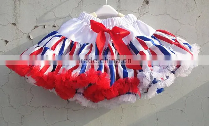 new design wholesale chevron pettiskirt for girls hot sale 2013 lastest new design satin skirt
