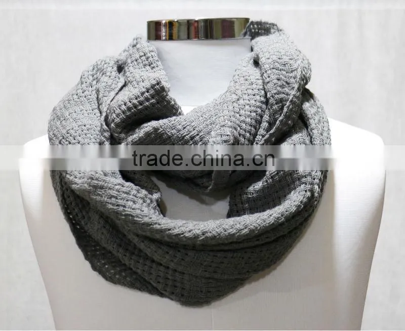 winter loop shawls infinity acrylic scarves